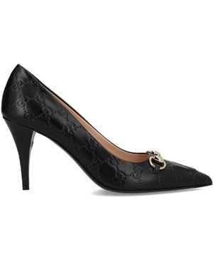 Gucci Court Shoes With Clamp - Black