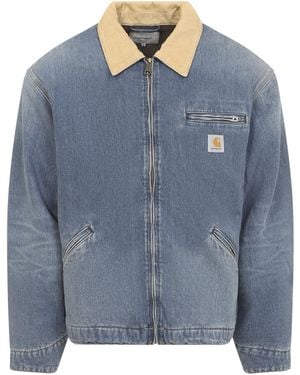 Carhartt Dusty Og Detroit Jacket - Blue
