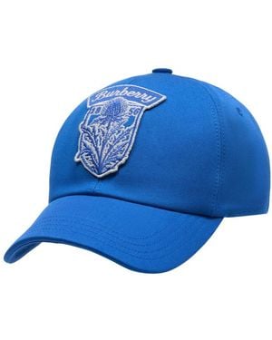 Burberry Cotton Cap - Blue