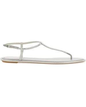 Rene Caovilla Sandal "Diana" - White