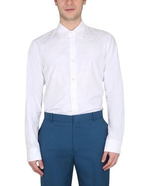 McQueen Graffiti Logo Shirt - White