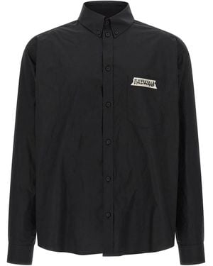 Balenciaga 'Masking Tape' Shirt - Black
