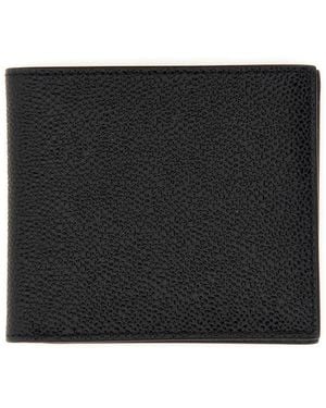 Thom Browne Portafoglio Bi-Fold - Black