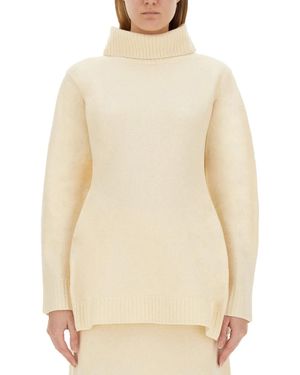 Jil Sander Turtleneck Shirt - Natural