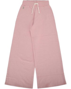 Polo Ralph Lauren Jr Widelegpant-Pants-Athletic - Pink