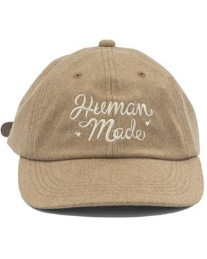 Human Made Wool Baseball Cap - Natural