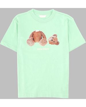 Palm Angels Bear T-Shirt Boy - Green