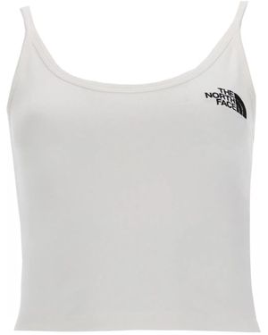 The North Face Top Slim Crop - White