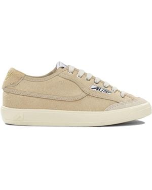 Autry "Windscape" Low-Top Sneakers - Natural