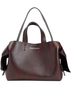 Acne Studios Musubi New Aged R Shopper Bag - Brown