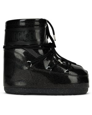 Moon Boot Boot Icon Low Glitter - Black