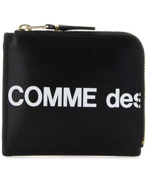 Comme des Garçons Wallet Huge Logo Wallet - Black