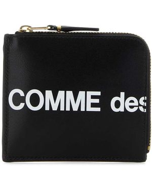 Comme des Garçons Leather Coin Case - Black