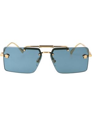 Versace Metal Sunglasses - Blue
