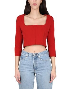 Acne Studios Long Sleeve Top - Red