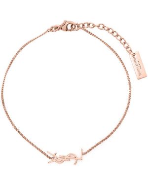 Saint Laurent Monogram Bracelet - Metallic