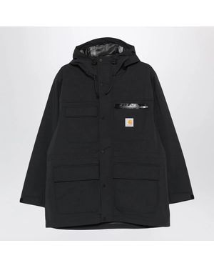 Carhartt Bowden Hooded Raincoat - Black