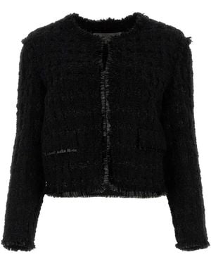 Tory Burch Tweed Blazer - Black