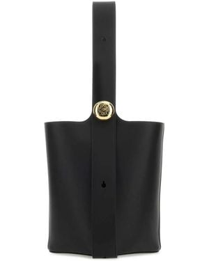 Loewe Pebble Bucket Medium - Black