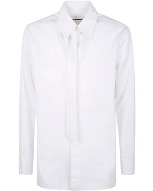 Jil Sander Shirt With Tie - White