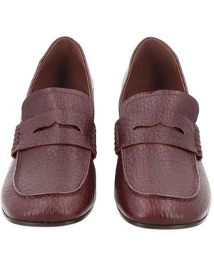 Dries Van Noten Mocassino Con Tacco - Purple