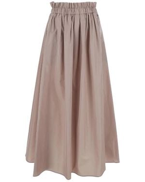 Herno Polyester Skirt - Brown
