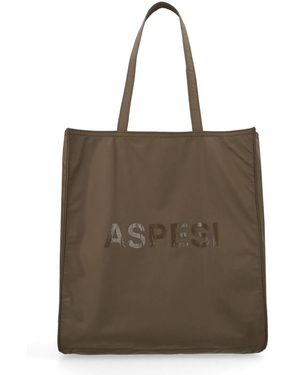 Aspesi Military Polyamide Handbag - Brown