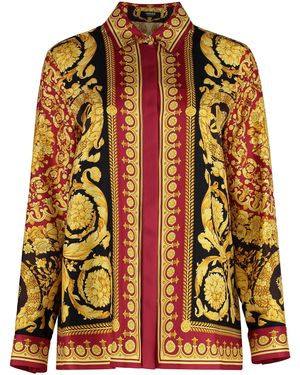 Versace Pure Silk Shirt - Multicolour