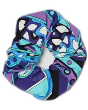 PUCCI Hair Tie With Zip Detail - Blue