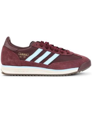 adidas Originals Sl72 Suede Leather Trainers - Purple