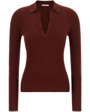 Max Mara 'Angel' Polo Shirt - Brown