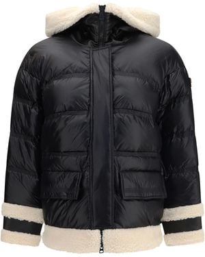 Peuterey Kunto Bg Faux Fur Puffer Jacket - Black