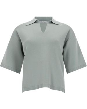 Max Mara Viscose Tops - Grey