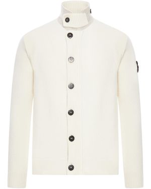 Stone Island Cardigan - White