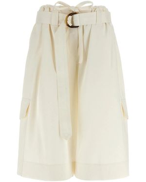 Zimmermann 'The Illuminate Bermuda Short' Bermuda Shorts - White