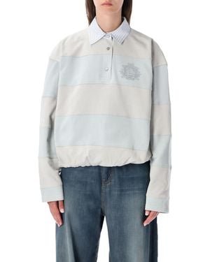 Acne Studios Cotton Polo Shirt - Grey