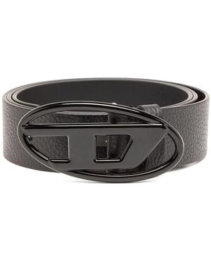 DIESEL B-1Dr Leather Belt - Black