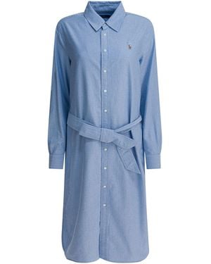 Polo Ralph Lauren "Oxford" Chemisier Dress - Blue