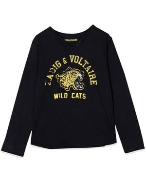 Zadig & Voltaire Zadig&Voltaire Maglietta A Manica Lunga - Black