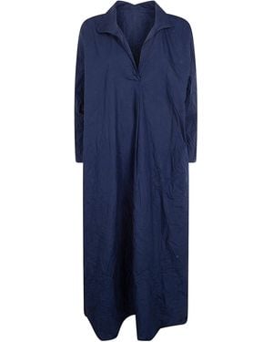 Daniela Gregis "Spicchi" Midi Dress - Blue