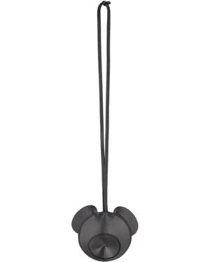 Palm Angels Keychain Made Of Leather With Shoulder Strap - Black