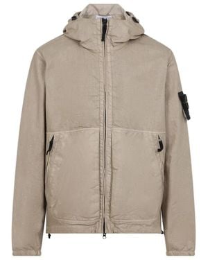 Stone Island Polyamide Jacket - Natural