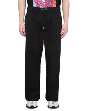 Versace Drawstring Trousers - Black