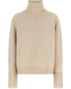 Be You Be You Cashmere Turtleneck Jumper - Natural