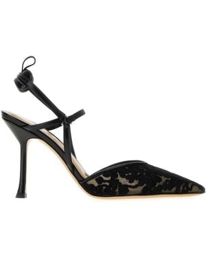 Fendi Colibri Tull.Pizz.Peonia+Vit - Black
