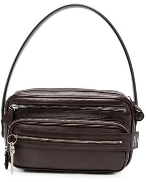Acne Studios Camero Party Leather Shoulder Bag - Black
