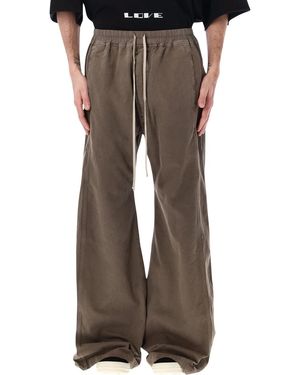 Rick Owens Drkshdw Wide Pusher Trousers - Brown