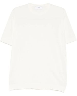Lardini Fine-Knit T-Shirt - White
