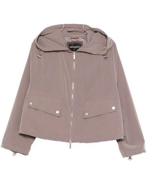Emporio Armani Nylon Blouson Jacket - Brown