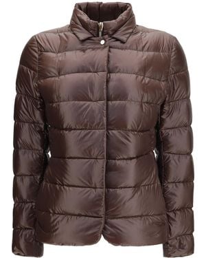 Herno High-Neck Padded Jacket - Brown